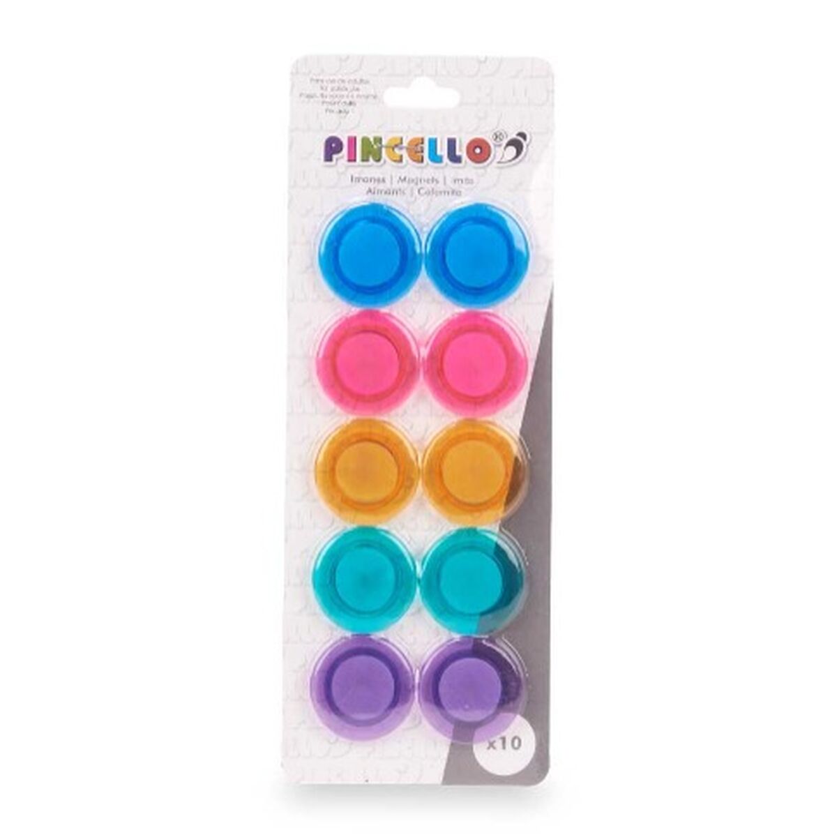 Magneetit Pincello Medium Monivärinen (36 Osaa)